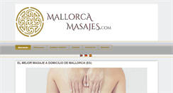 Desktop Screenshot of mallorcamasajes.com