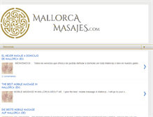 Tablet Screenshot of mallorcamasajes.com